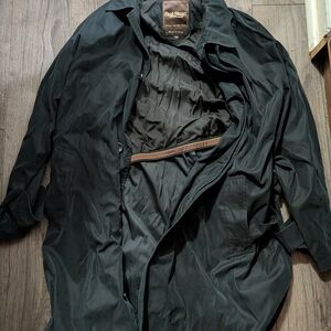 Paul Stuart Dark Trench Coat for Men Size 38